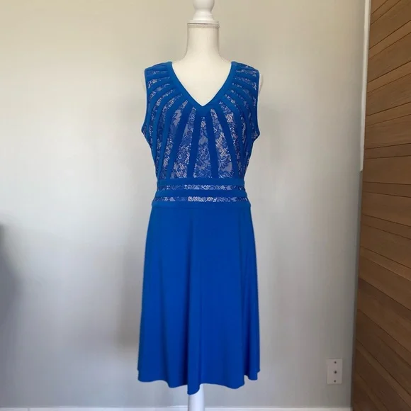 adrianna papell royal blue dress Adrianna Papell High-Low Mikado Gown - Midnight Navy